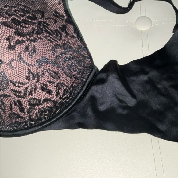 Secret Treasures Black Lace Overlay Bra NWT - Picture 4 of 8